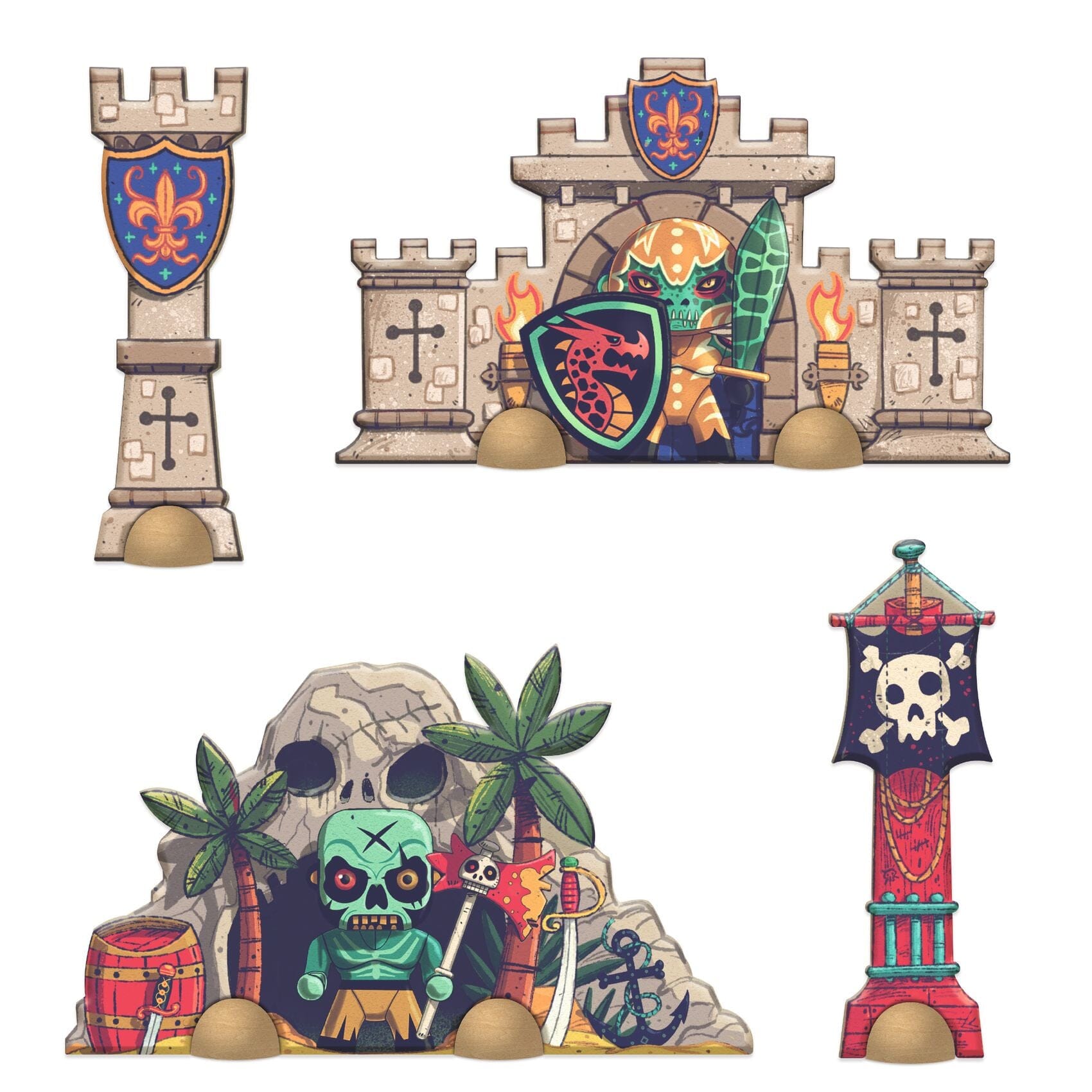 Puzzle Géant Bataille - Djeco DJ06847 3070900068476