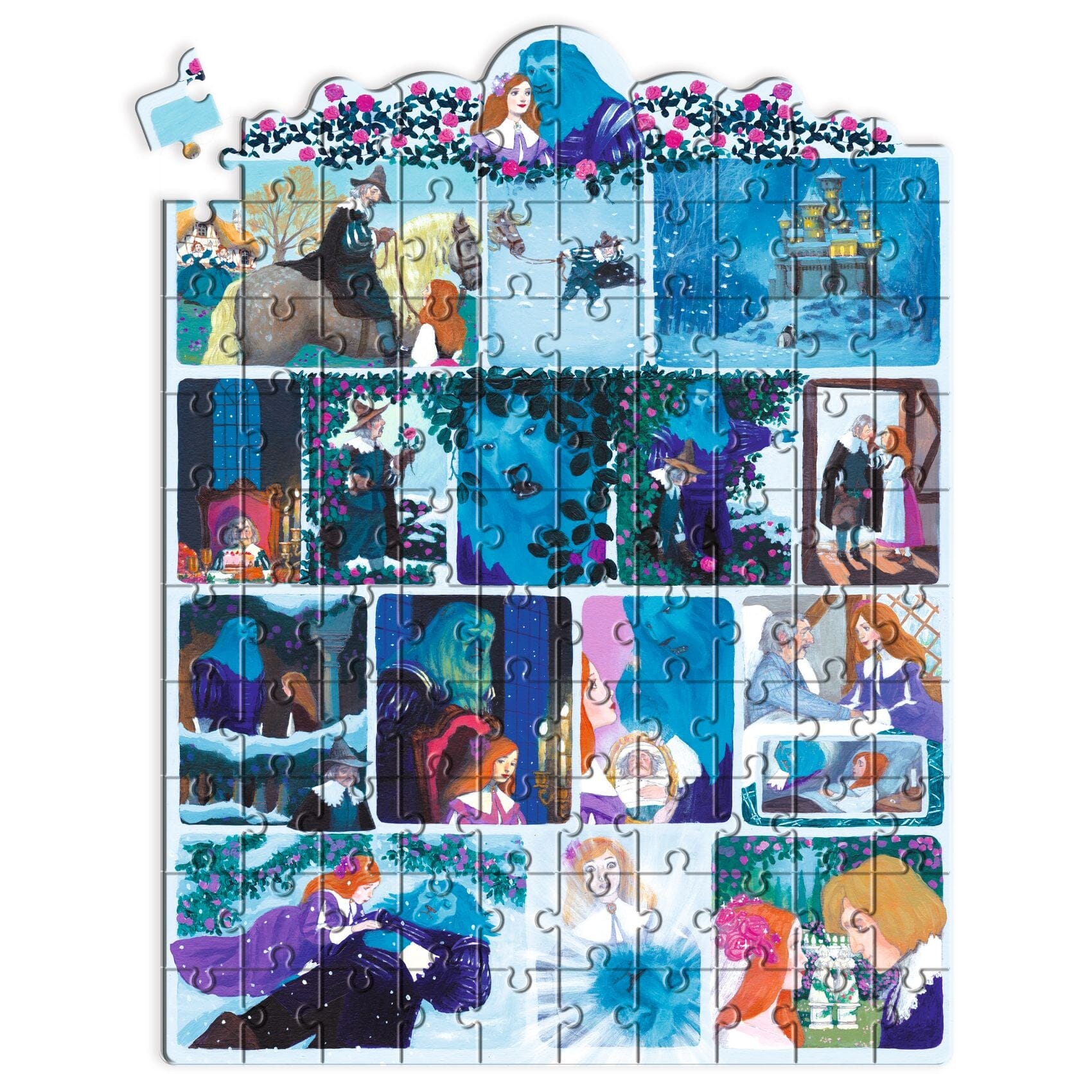 puzzle la belle et la bête - DJECO DJ07055 3070900070554