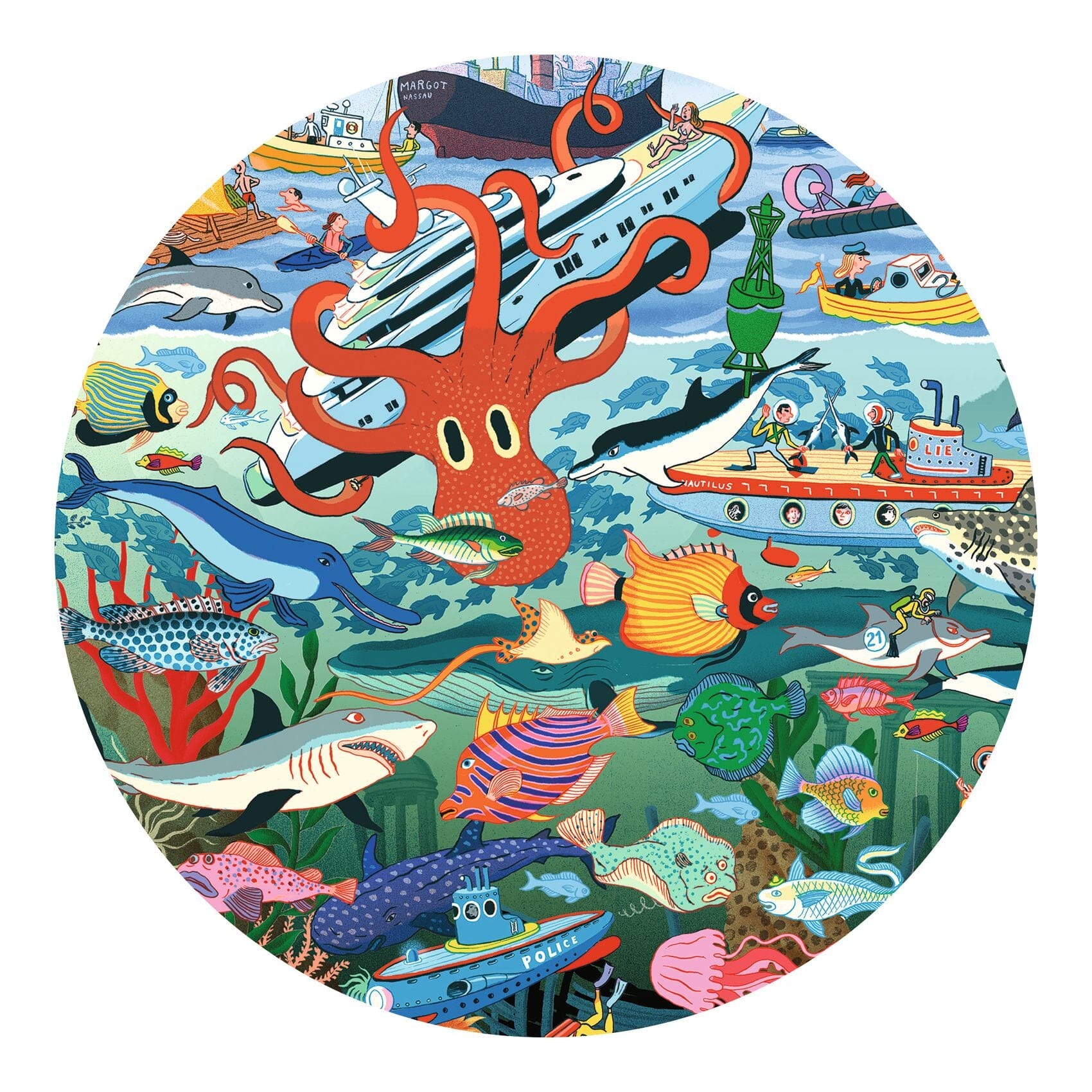 Puzzle Observation Les secrets de la mer 200 pcs - Djeco