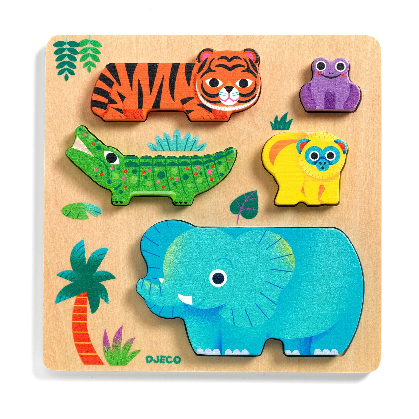 puzzle relief WoodyWild - DJECO