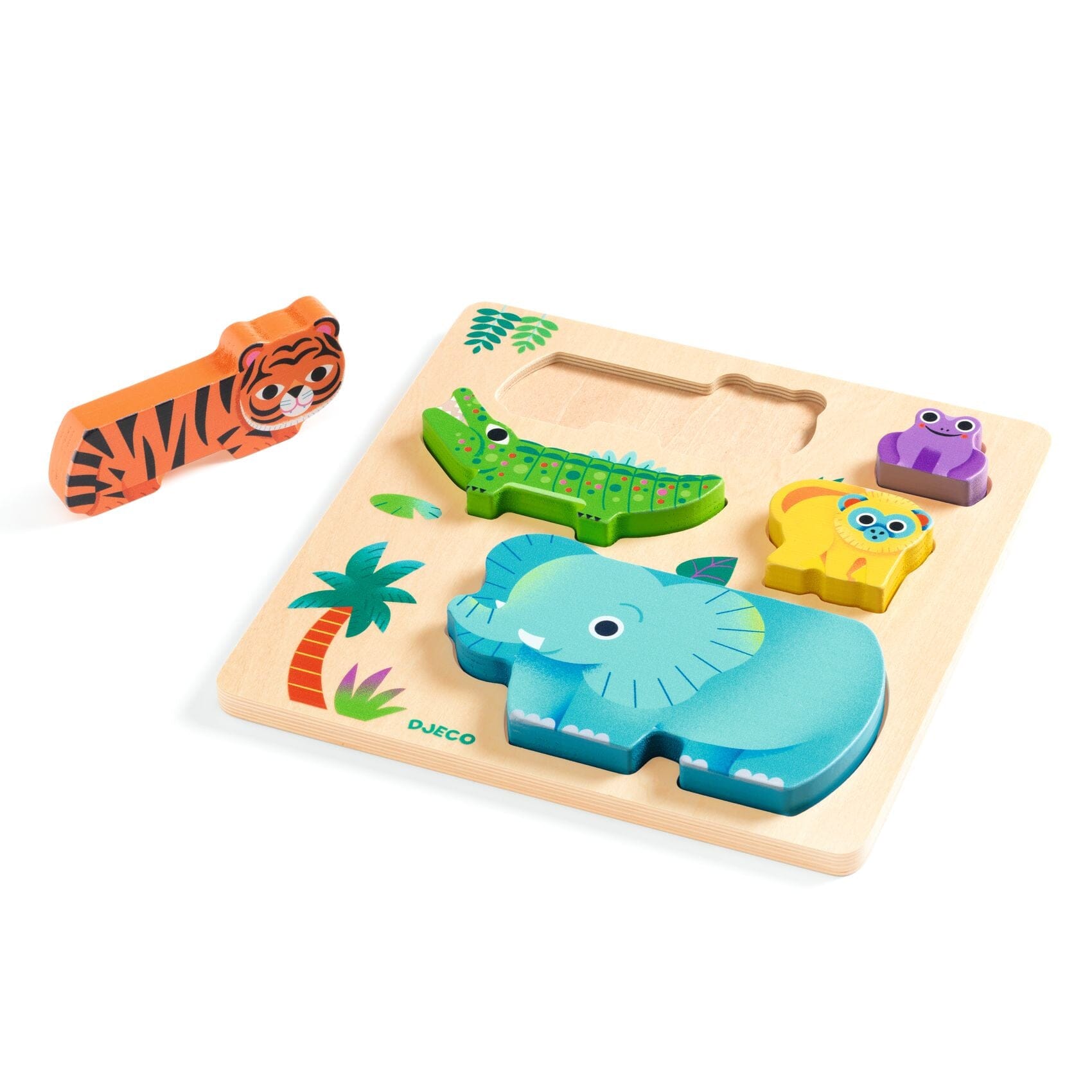 puzzle relief WoodyWild - DJECO