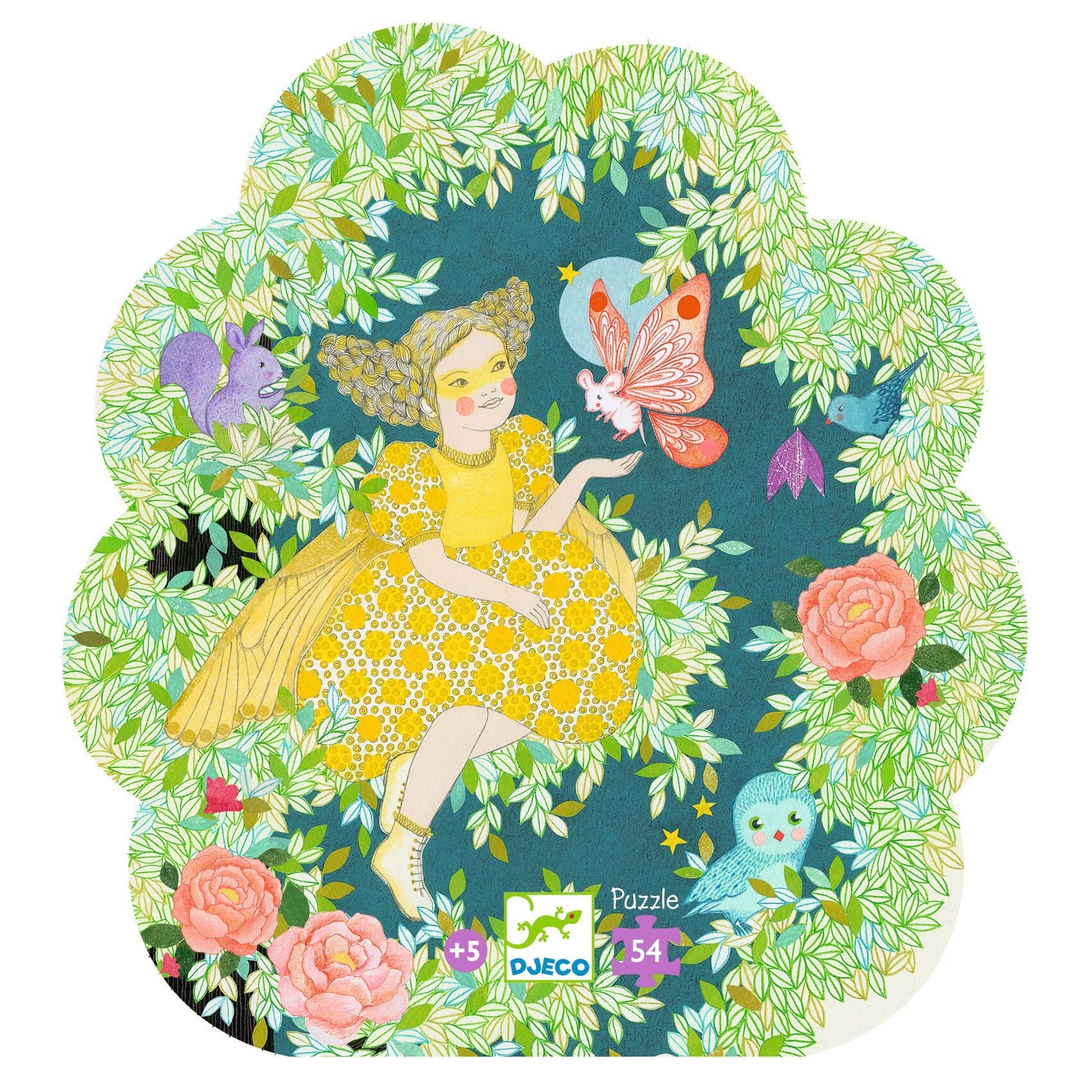 Puzzle silhouette l'arbre de flora - DJECO DJ07292 3070900072923
