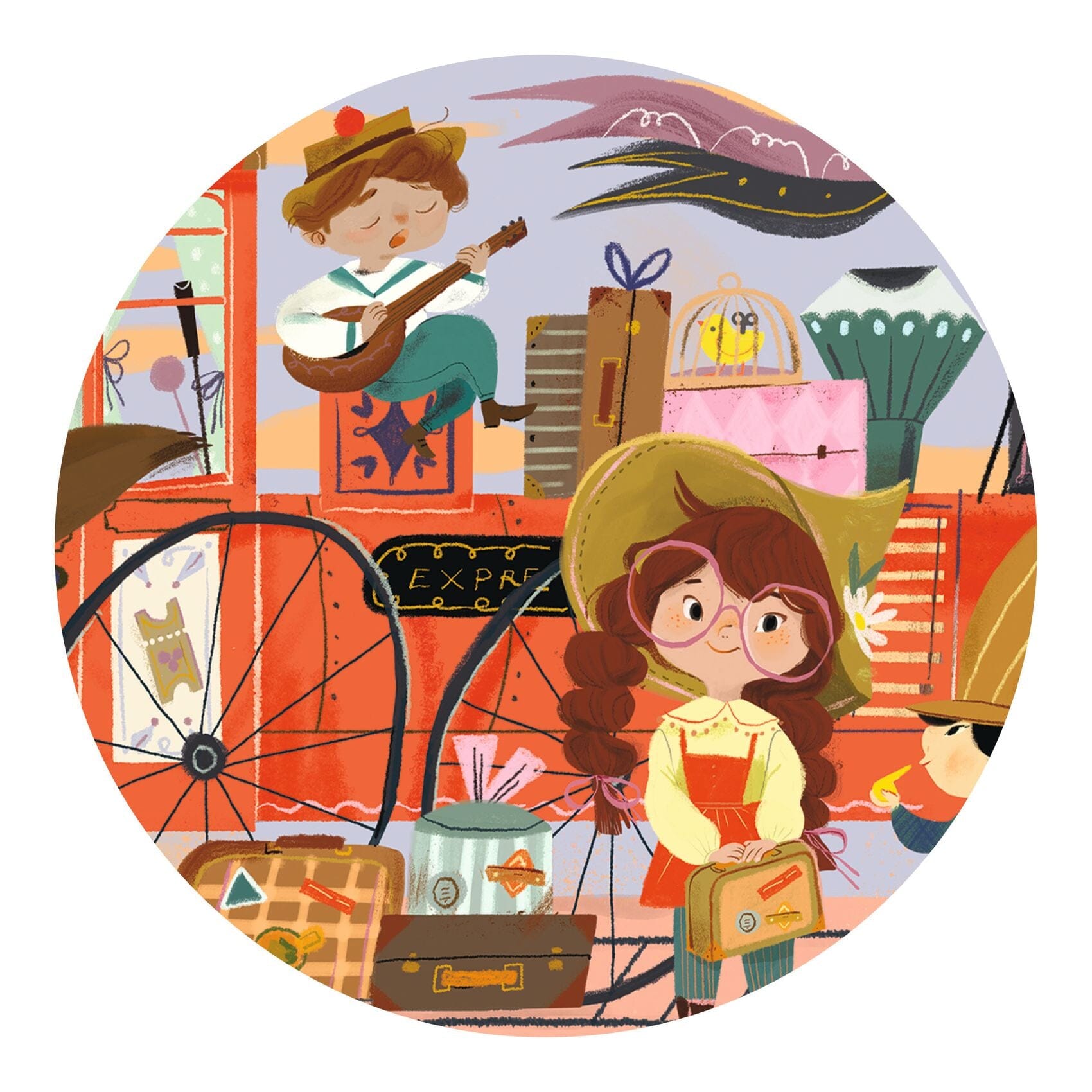 Puzzle silhouette le voyage de mia - DJECO DJ07305 3070900073050