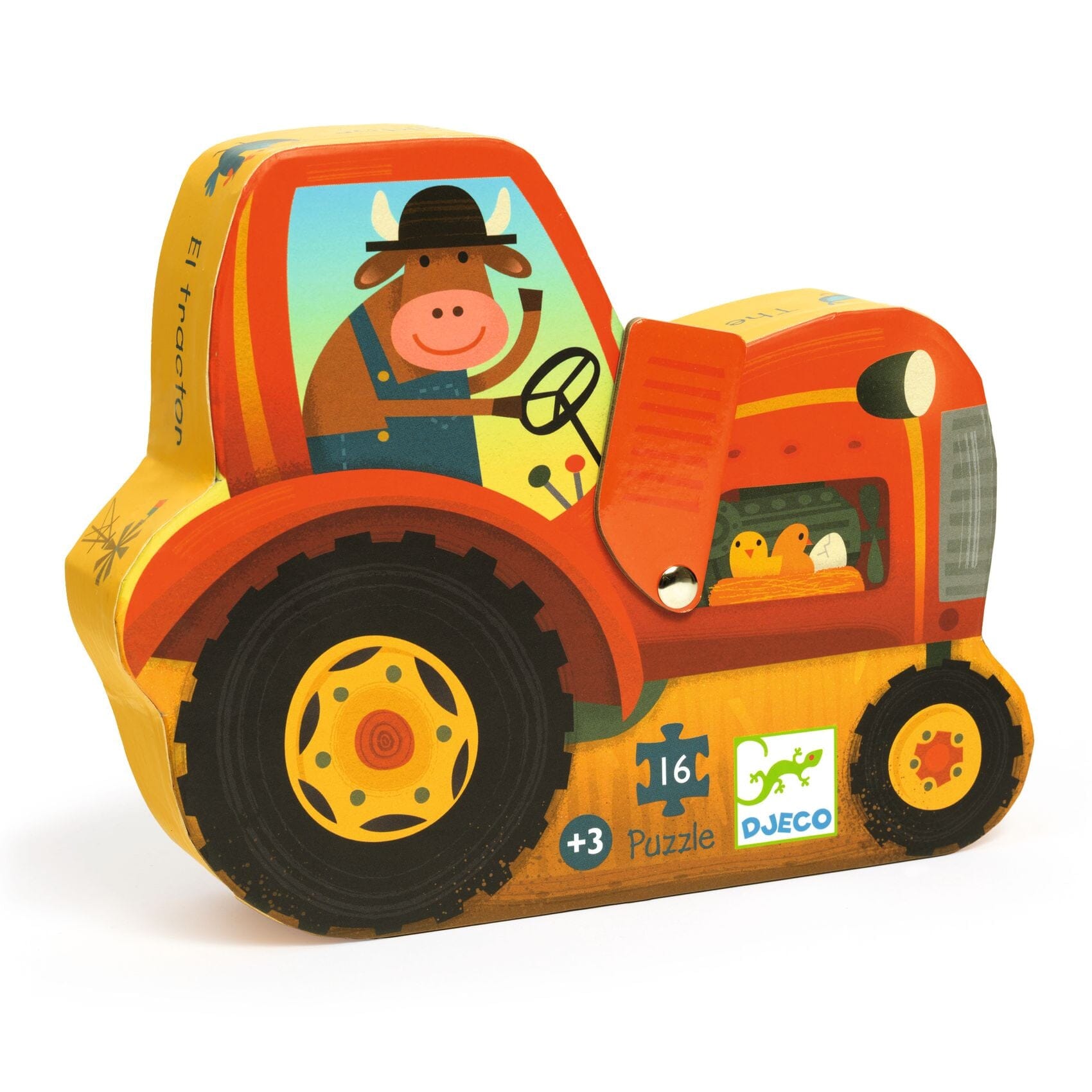 Puzzle tracteur - Djeco DJ07275 3070900072756