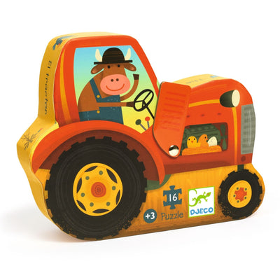 Puzzle tracteur - Djeco DJ07275 3070900072756