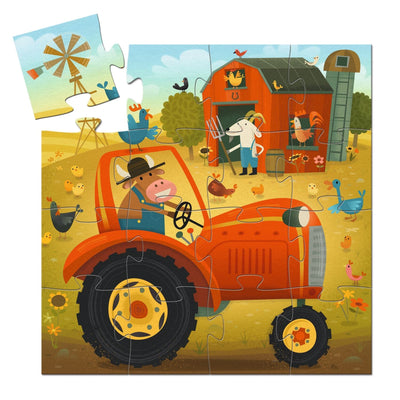 Puzzle tracteur - Djeco DJ07275 3070900072756