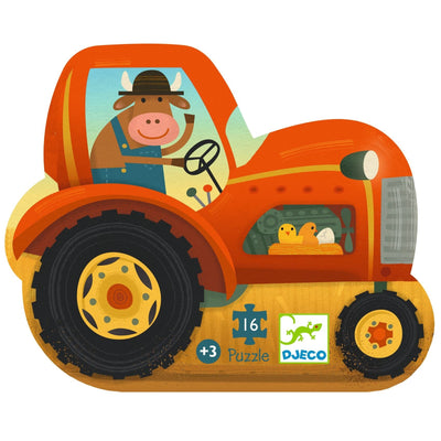 Puzzle tracteur - Djeco DJ07275 3070900072756