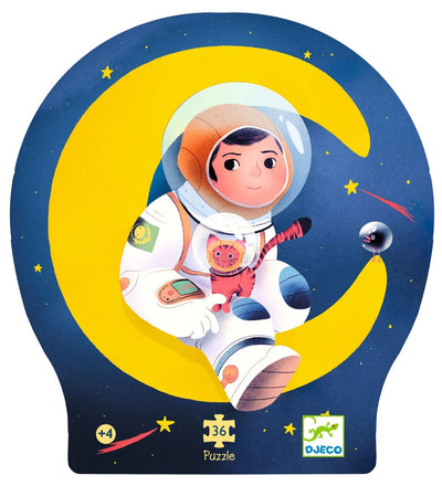 Puzzle un astronaute dans la lune - DJECO DJ07301 3070900073012