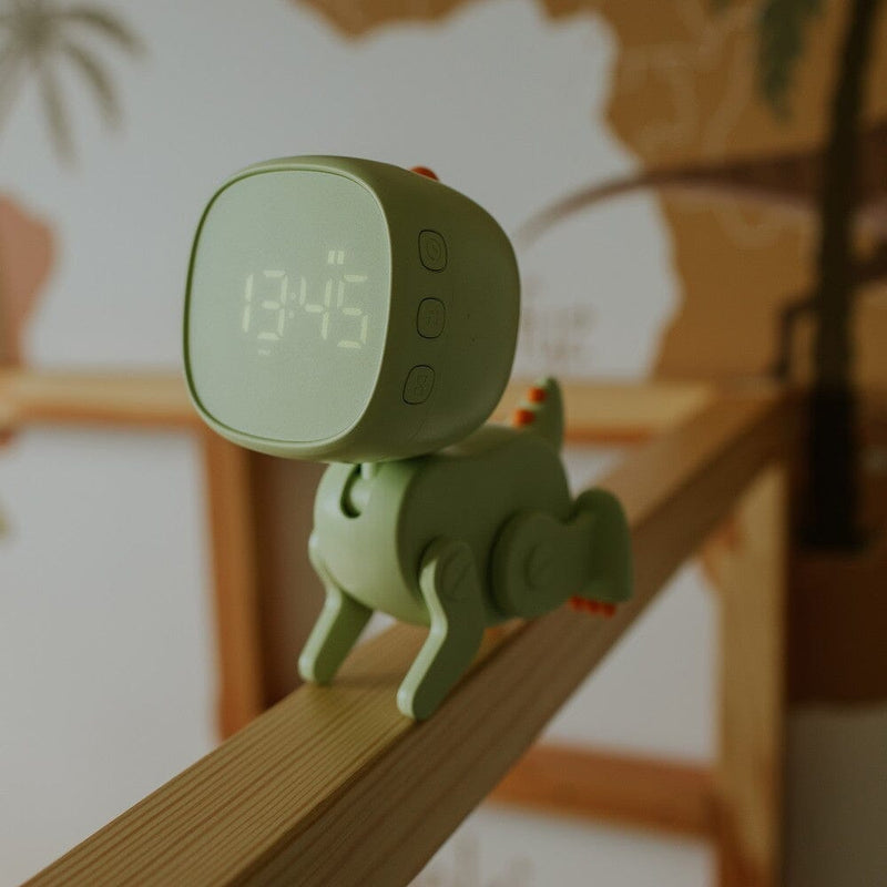 Réveil robot dino/ vert - mushie 66.002.15