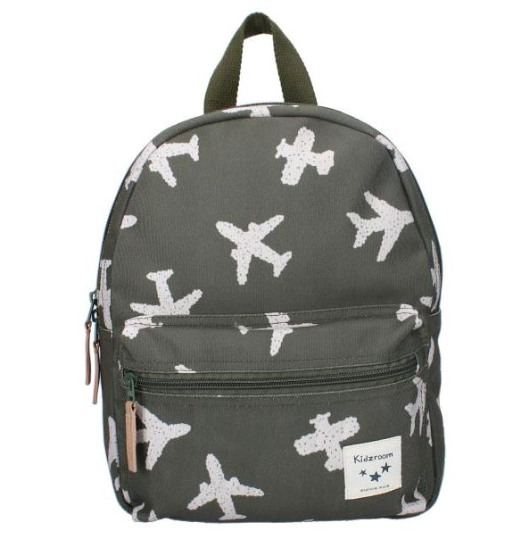 Sac à dos enfant avions kaki - Kidzroom KR2820 8712645290402