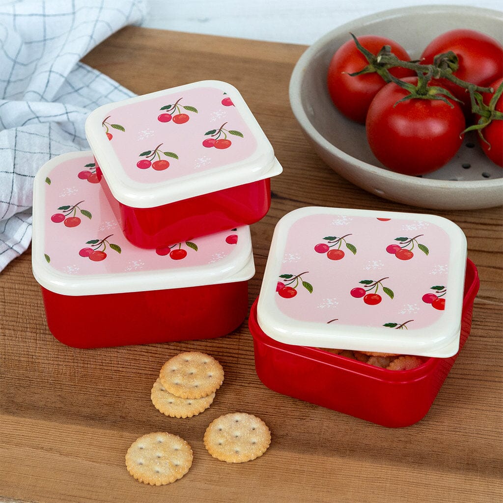 set de 3 boites à goûter little cherry - REX