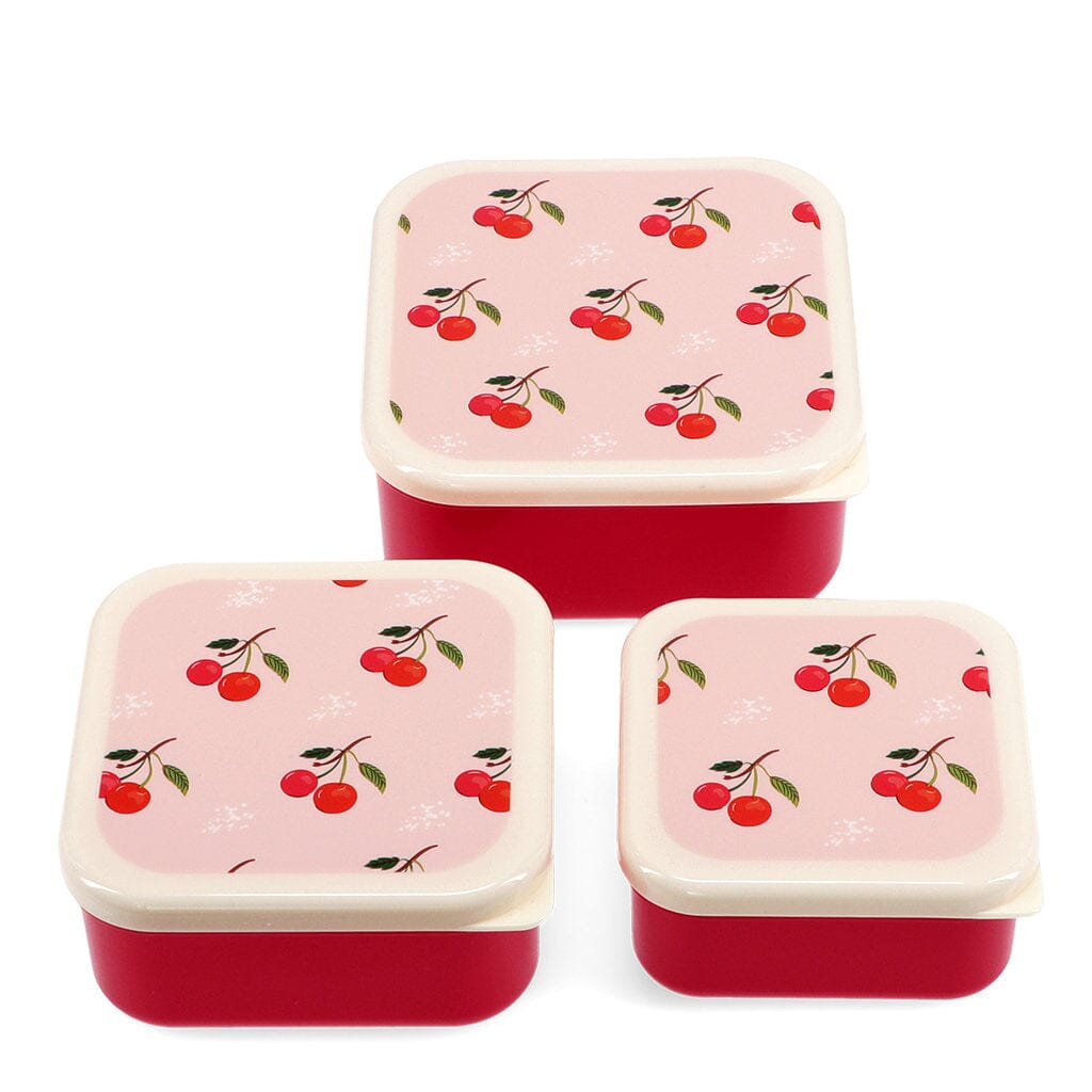 set de 3 boites à goûter little cherry - REX