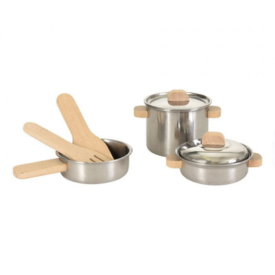 SET DE CASSEROLES ANSES EN BOIS - EGMONT 540060 5420023043580
