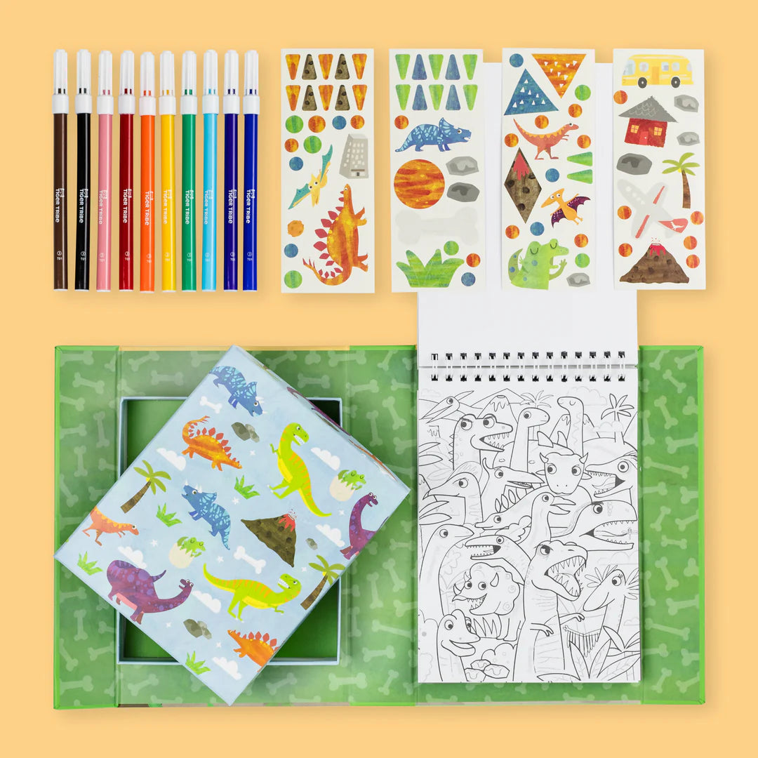 set de coloriage dino - TIGER TRIBE tt-14-013 9341736004629