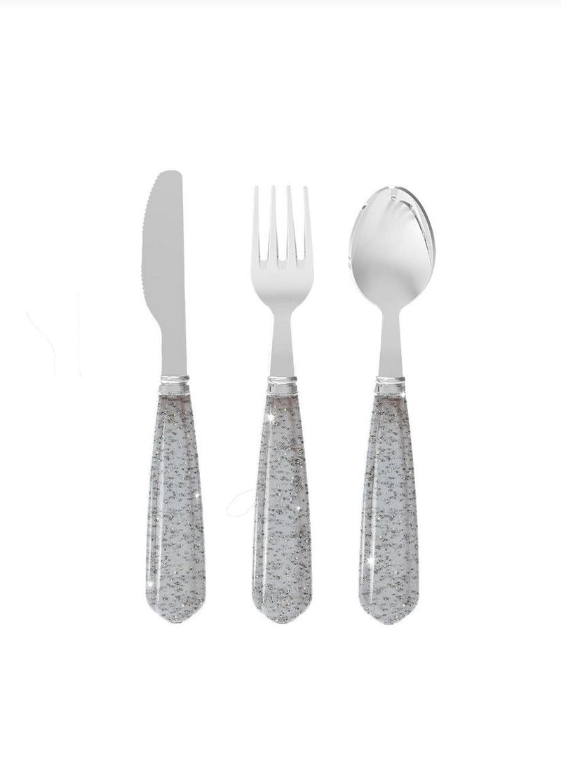 set de couverts glitter sparkling blue - Konges Sløjd KS101531 S15094 5715404311687