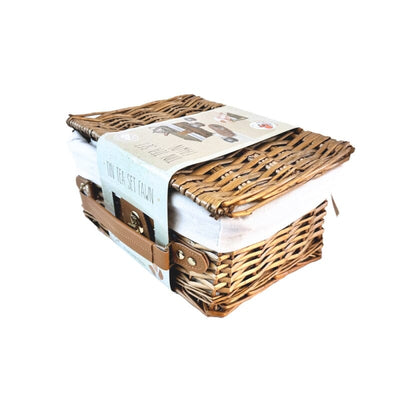 SET DE THE EN METAL FAON DANS VALISE EN OSIER - EGMONT 540055 5420023041456