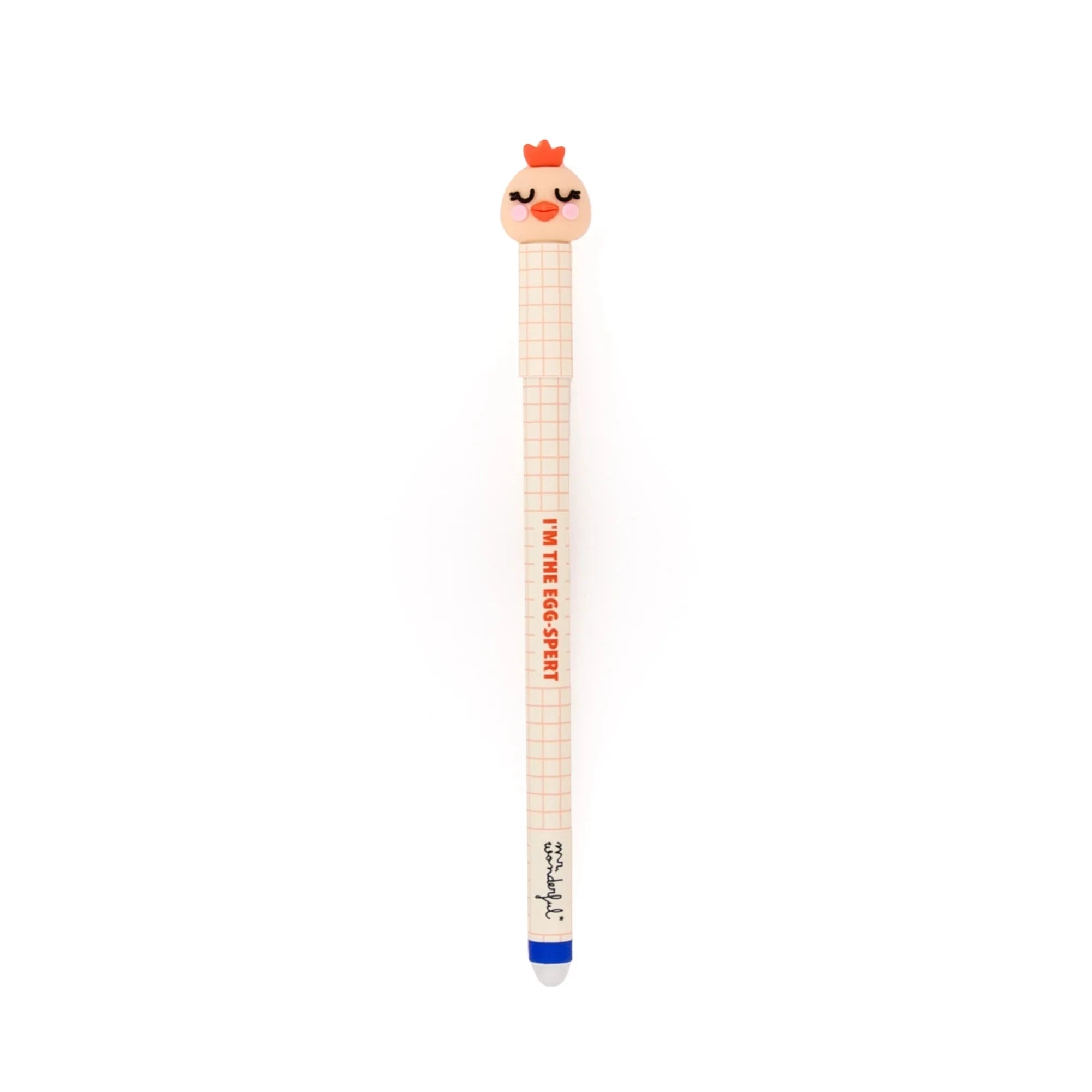 Stylo effaçable Bo-Bo poule – Je suis l’œuf-pert - MR. WONDERFUL