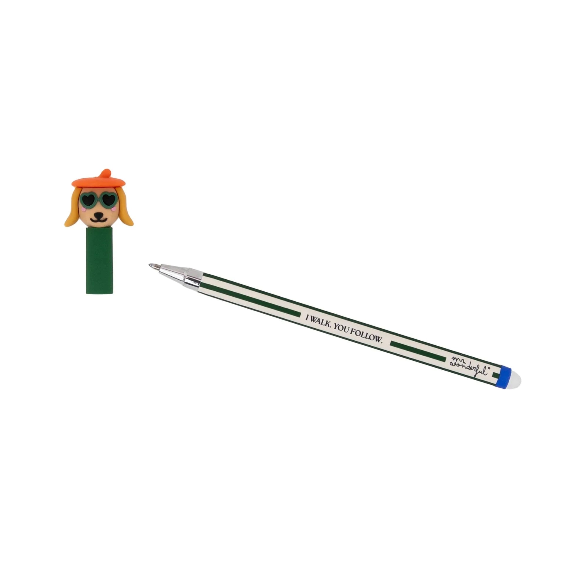 Stylo effaçable Bo-Bo Teckel - I walk, you follow - MR. WONDERFUL