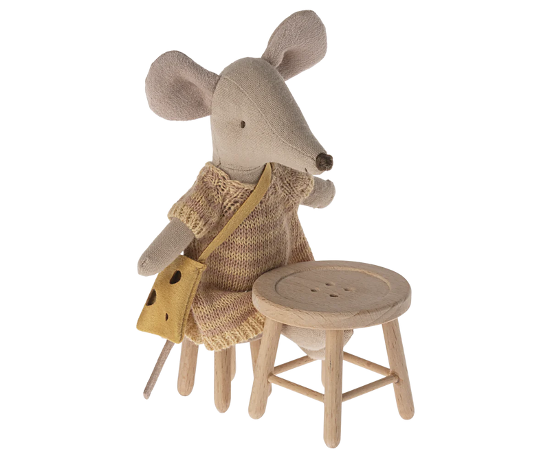 Table et tabouret souris - MAILEG 11-4000-00 5707304134343