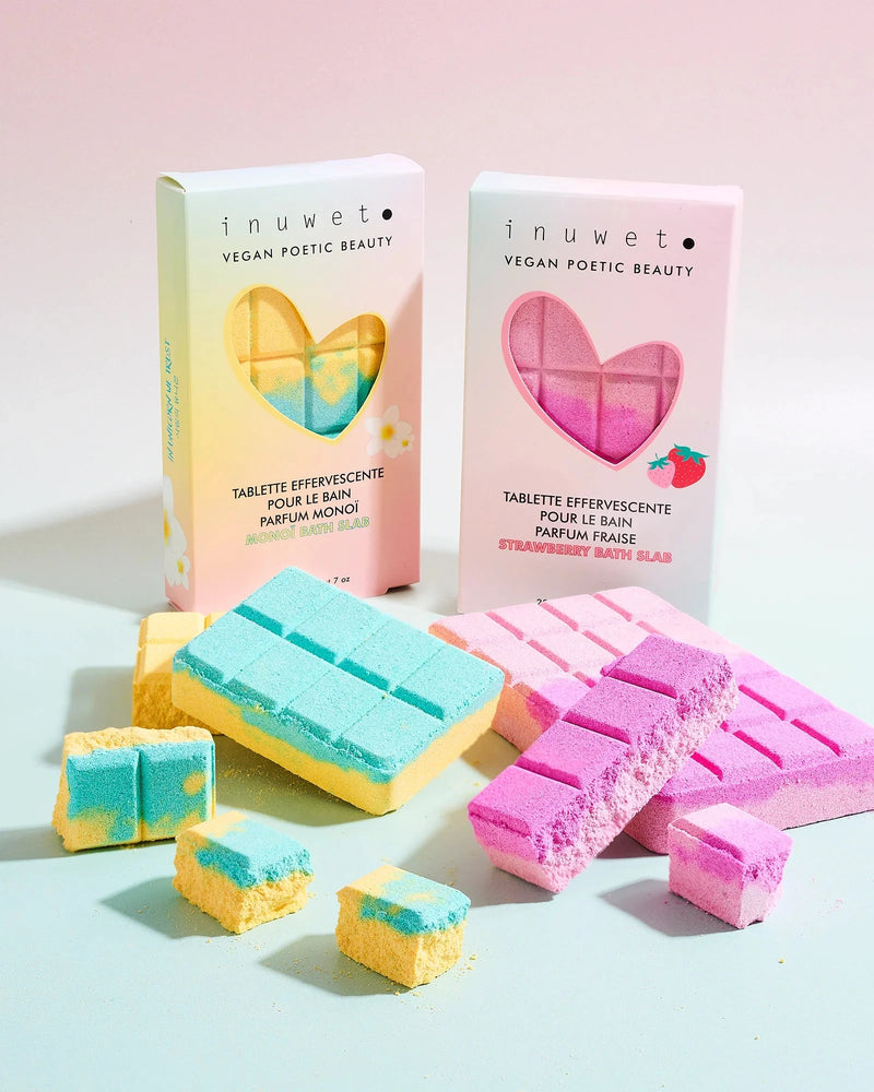 Tablette effervescente pour le bain fraise- inuwet VINBCH4 3662232006846