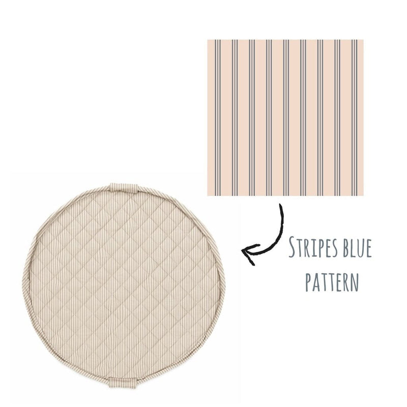 Tapis D'éveil bio stripes blue - PLAY & GO stripe bleu 4895250601352