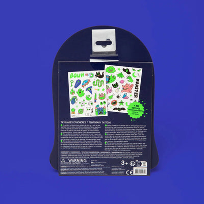 Tatouages phosphorescents boo ! - Omy