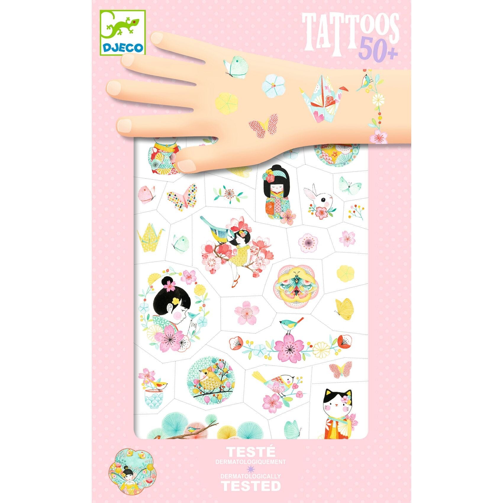 Tatouages sakura - DJECO DJ09619 3070900096196