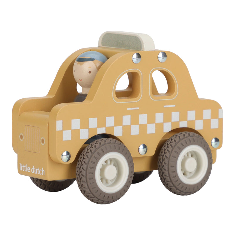 taxi en bois - LITTLE DUTCH LD2533 8713291225336