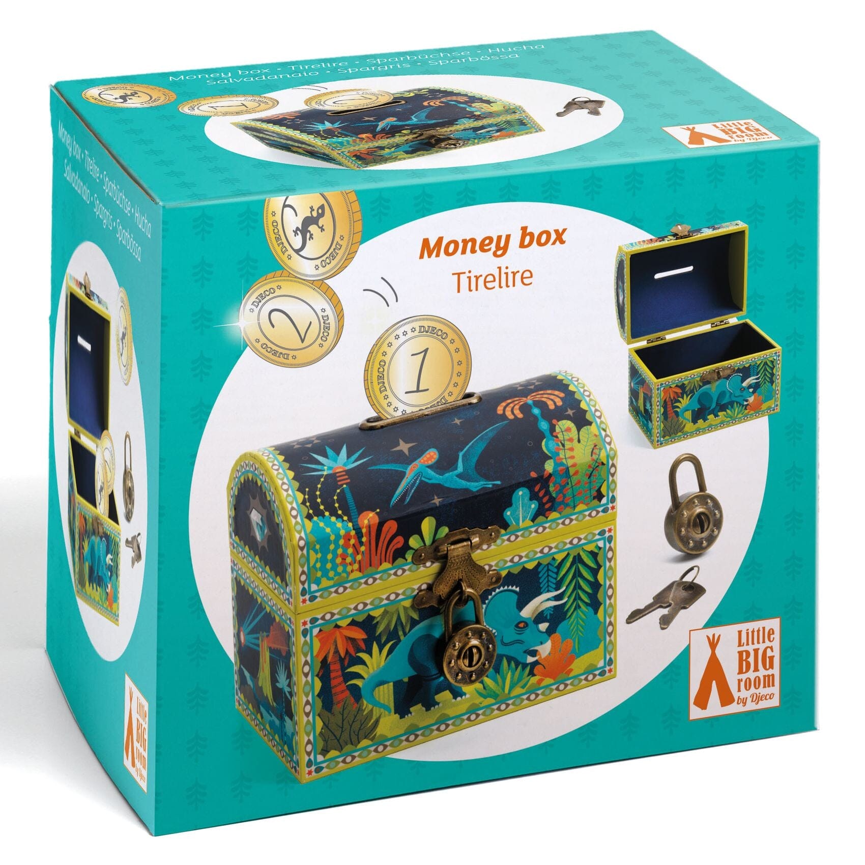 Tirelire dinosaure - DJECO DD03333 3070900033337