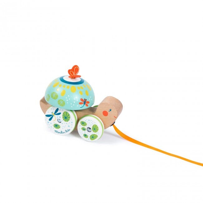 Tortue à tirer Dans la jungle - MOULIN ROTY 668360 3575676683606