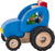 Tracteur en bois - GOKI 55928 4013594559287