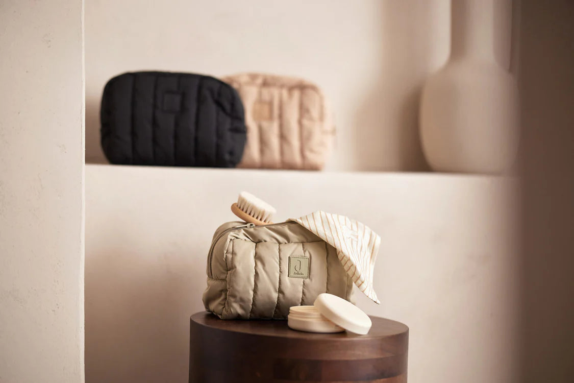 Trousse de soin puffed olive green - JOLLEIN 053-577-67058 8717329381223