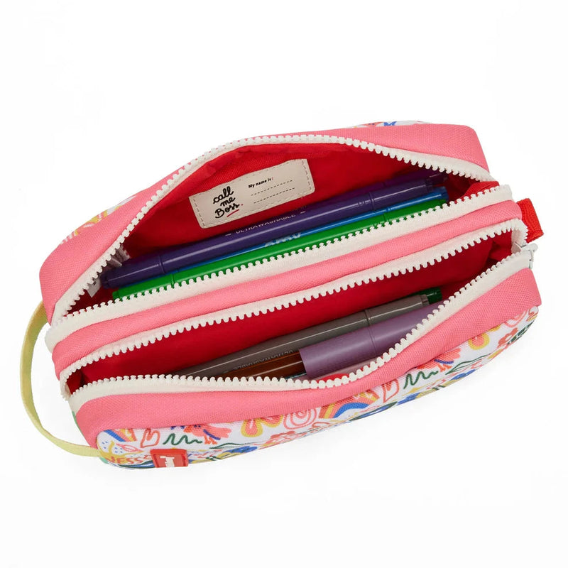Trousse Scolaire Happiness - HELLO HOSSY TRO-P-008-TU 3760407013672