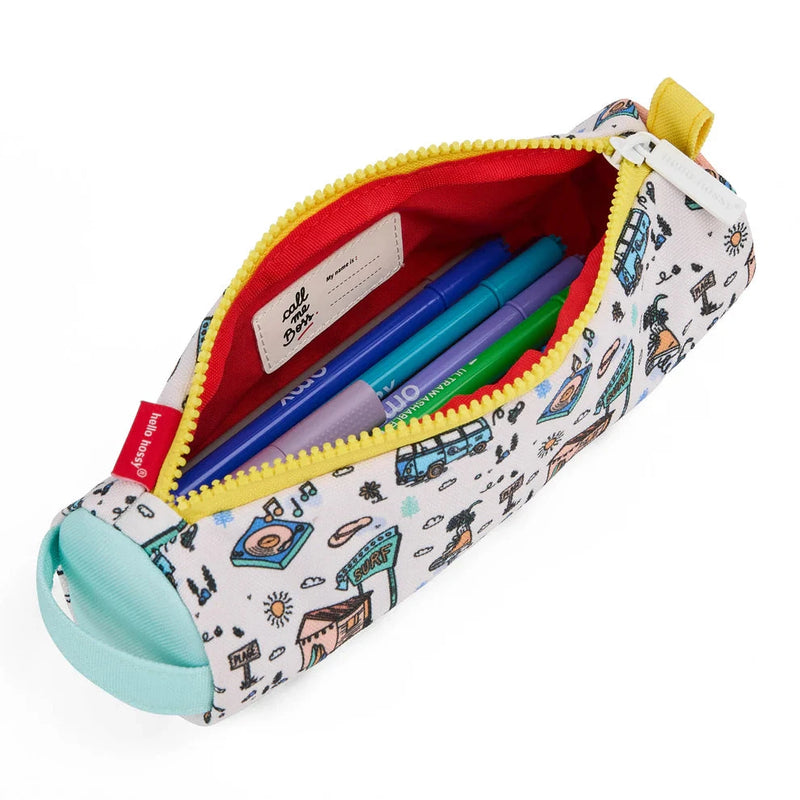 Trousse Scolaire Hossegor - HELLO HOSSY TRO-P-005-TU 3760407013733