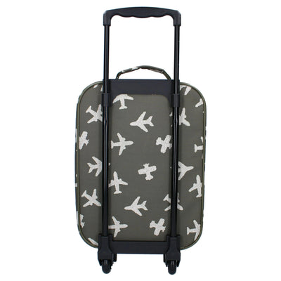 Valise à roulettes enfant avions kaki - Kidzroom KR3987 8712645301184
