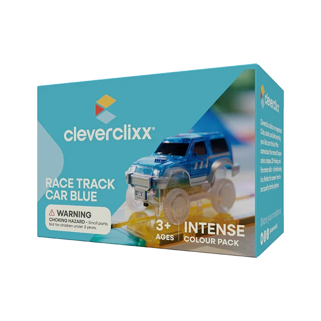 voiture bleue intense pour circuit magnetique - cleverclixx CC-1017 6097332754705