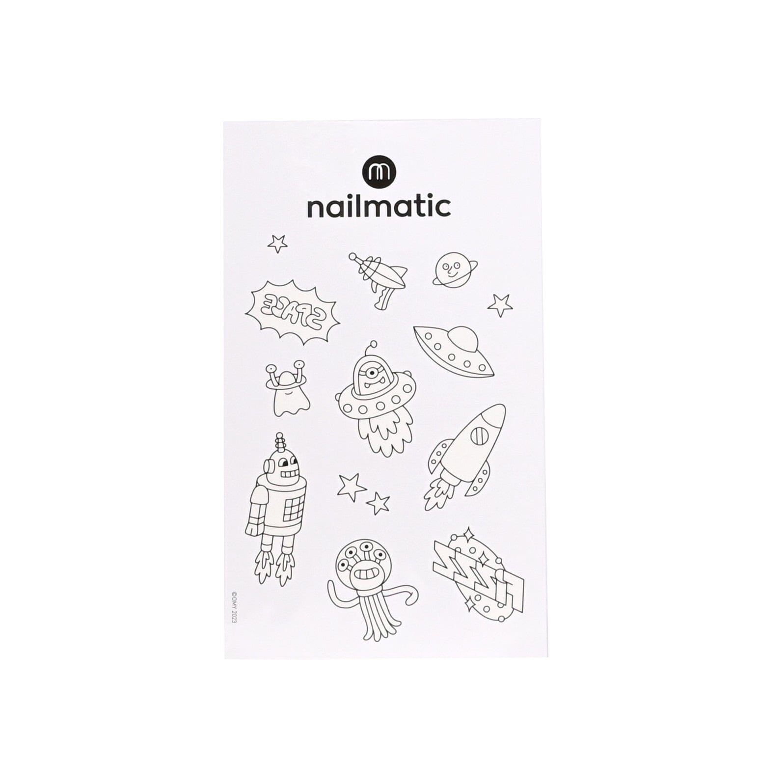 12 tatouages a colorier galaxy- Nailmatic 150TGALAXY 3760229899409