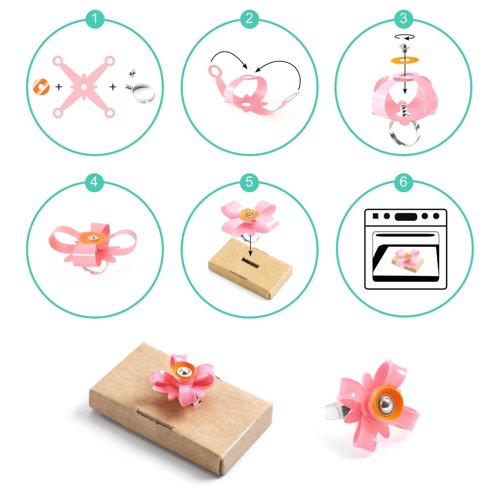 Artistic plastic collection de bagues - DJECO DJ09499 3070900094994