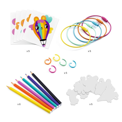 Artistic plastic porte clefs kawaï - DJECO DJ09487 3070900094871