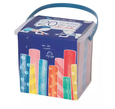 Boîte de 20 craies de sol - Moulin Roty 713135 3575677131359