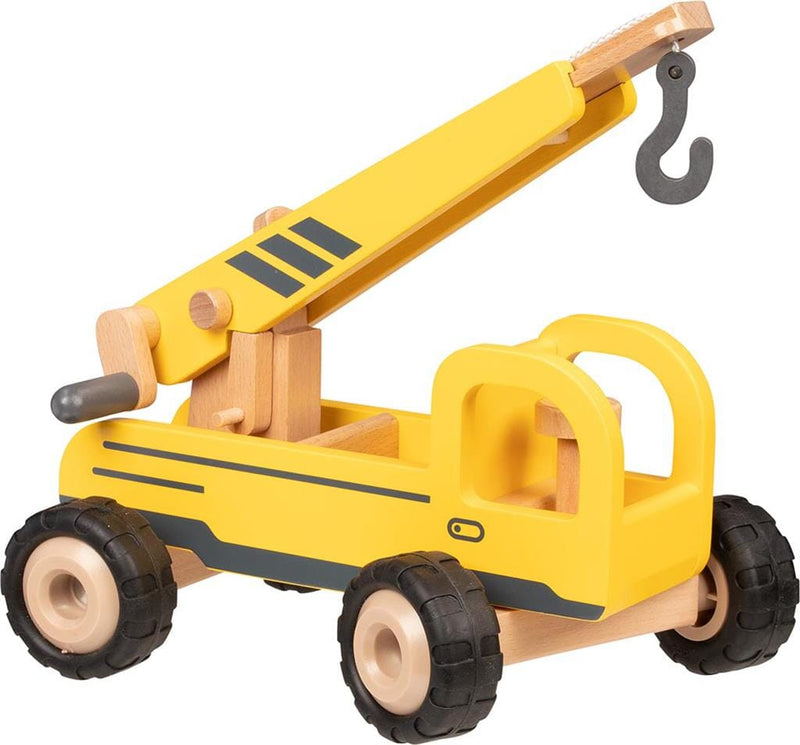 Camion Grue en bois - GOKI 55897 4013594558976