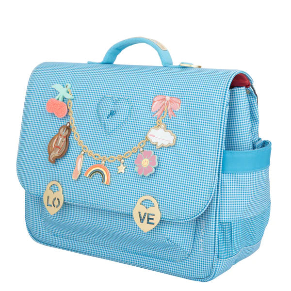 Cartable It Bag Midi Vichy love blue - JEUNE PREMIER Itd23199 5404032506229