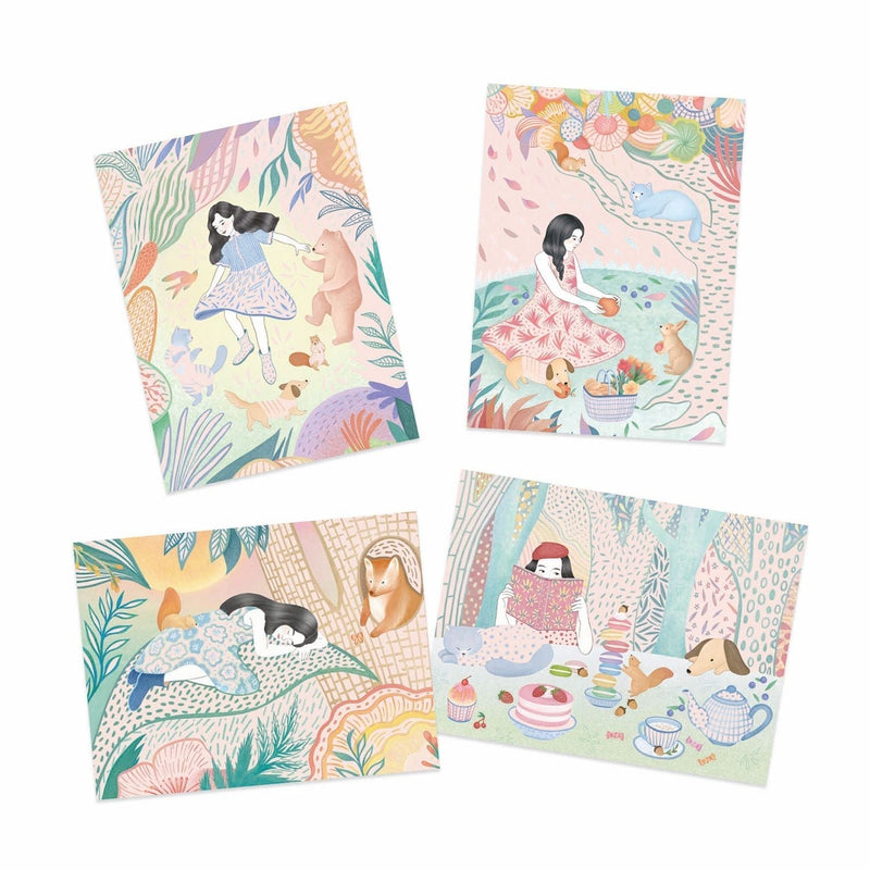 Cartes à gratter Le Pique Nique - DJECO DJ09738 3070900097384