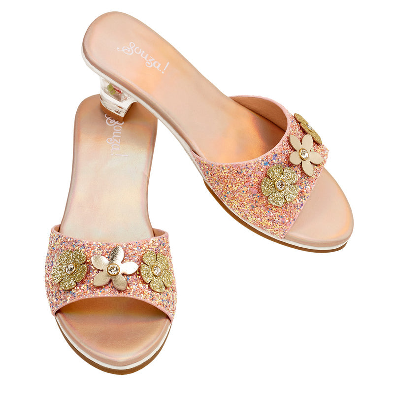 Chaussures à talon haut Clarisse, saumon métallisé- Souza 105613