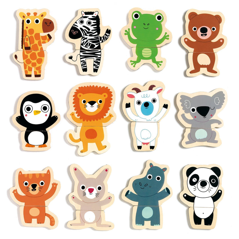 coffret 24 pieces magnetique coucou - DJECO DJ03118