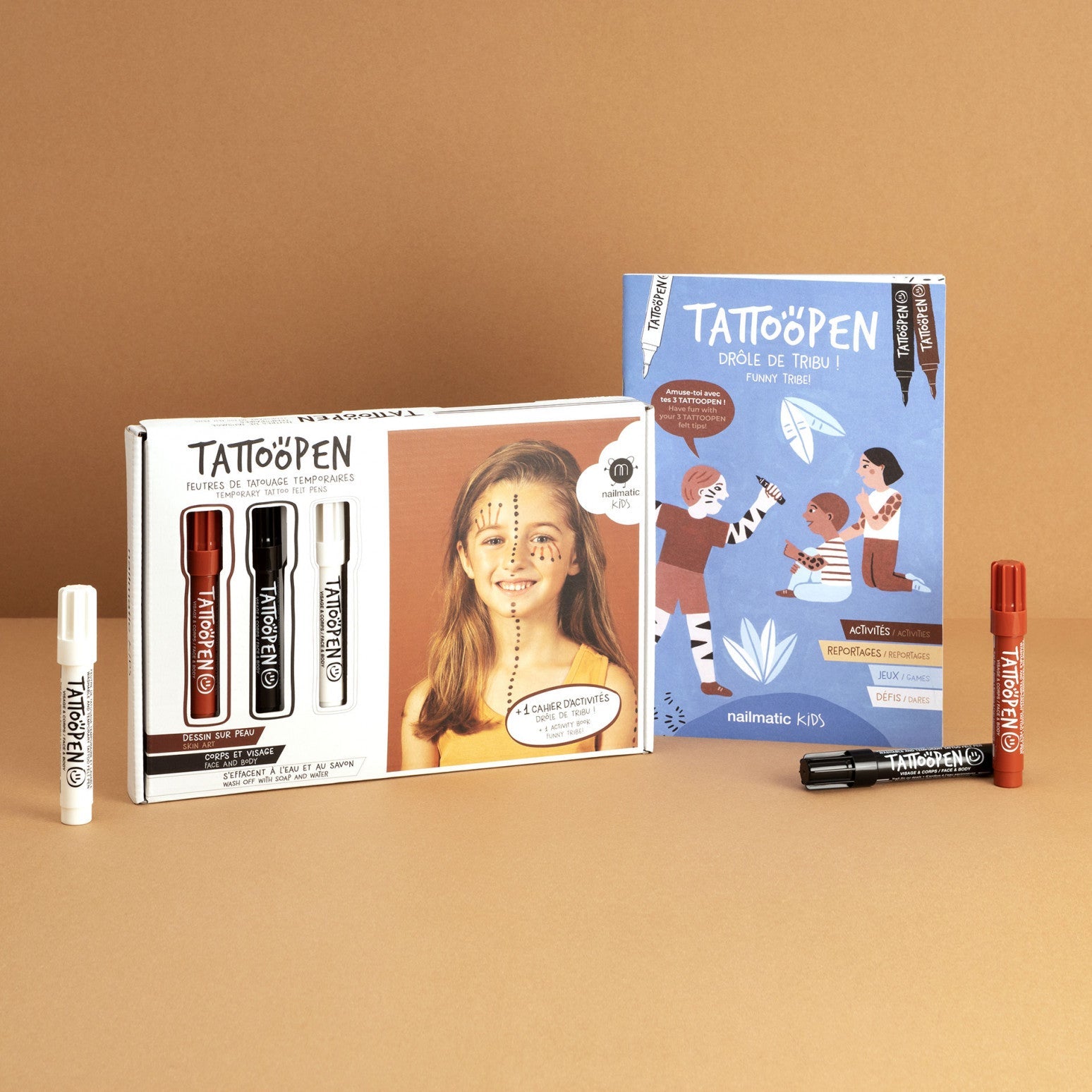 Coffret tattoopen drole de tribu - Nailmatic 140ttribe 3760229898730