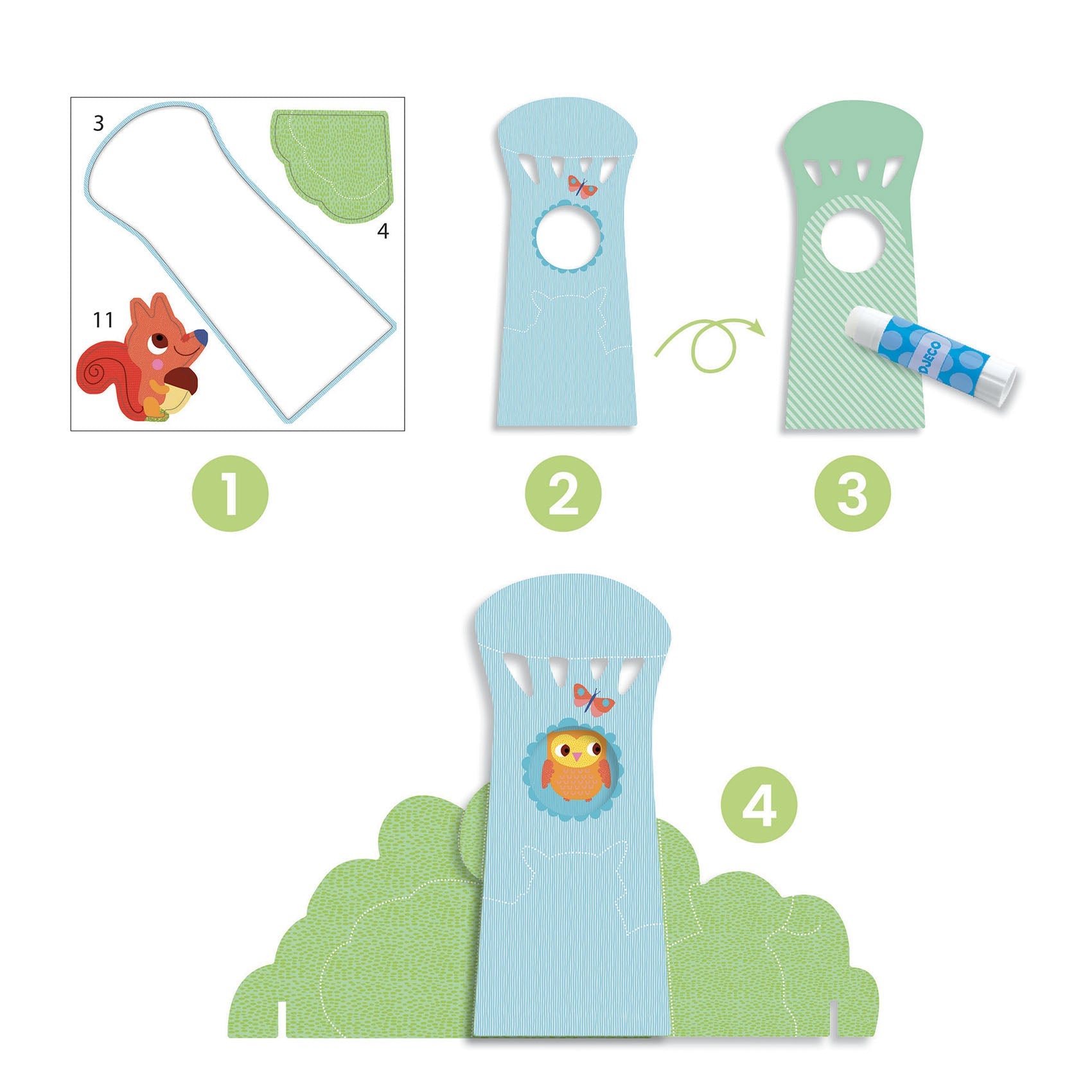 Collages Copains au jardin - DJECO dj09877 3070900098770