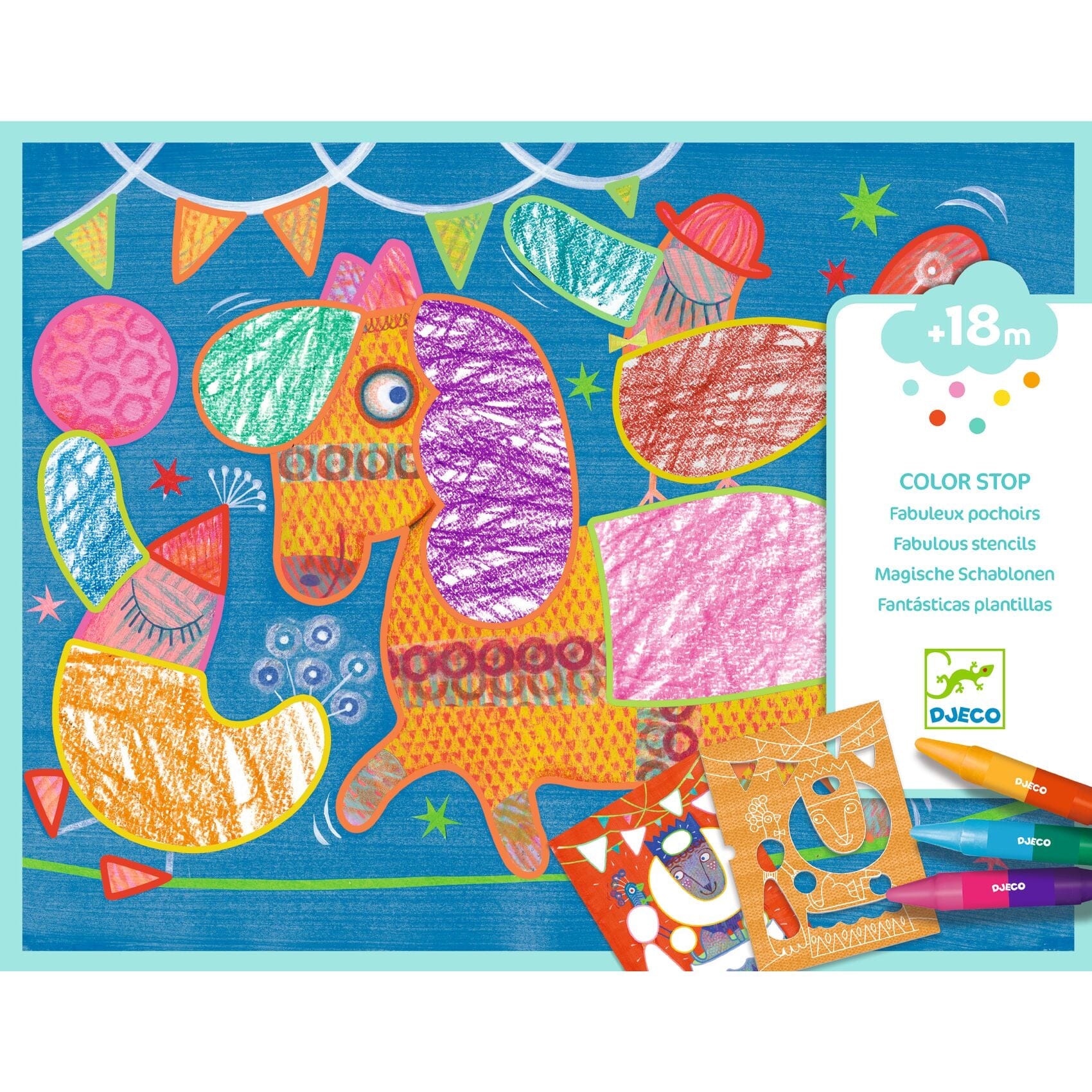 COLORIAGES POUR LES PETITS Funambule et balles - Djeco DJ08989 3070900089891