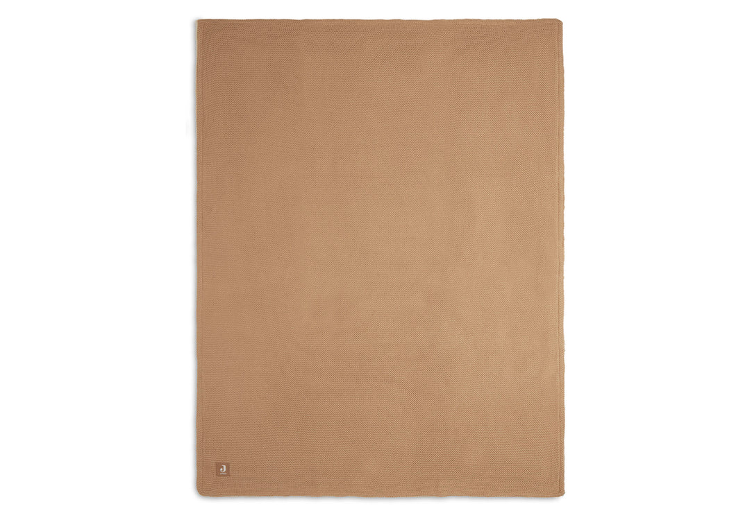 Couverture Berceau 75x100cm Basic Knit biscuit/Fleece - JOLLEIN 517-511-66072 8717329368088