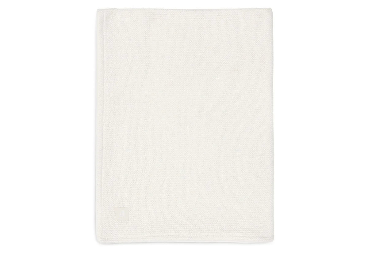 Couverture Berceau 75x100cm Basic Knit ivory coral/Fleece - JOLLEIN 517-511-67031 8717329379145